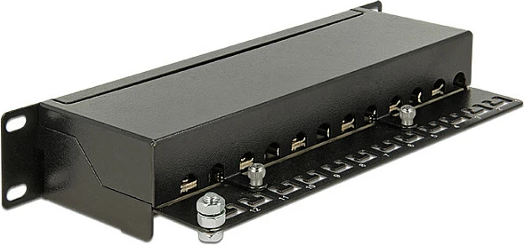 Patchpanel DeLOCK 10", 12 Porta Cat6A, 1U, i zi