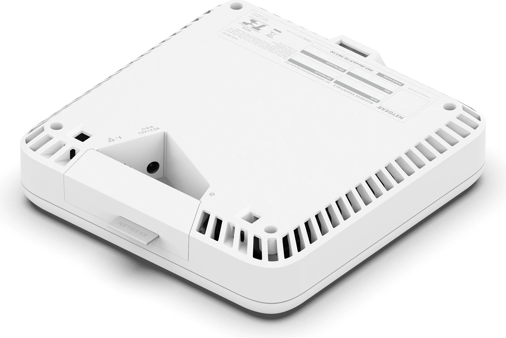 Access point NETGEAR WBE758, Wi‑Fi tri-band 2.4/5/6 GHz, 10GbE, PoE, i bardhë