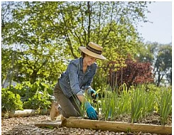 Dorëza kopshti GARDENA Pflanz- und Bodenhandschuh, madhësi 7 / S, turkez/zi