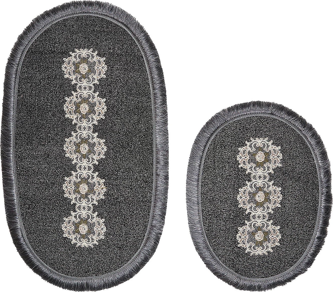 Set tapetash për banjo (2 copë), Mijölnir, Aln_E4_807, ngjyrë antracit