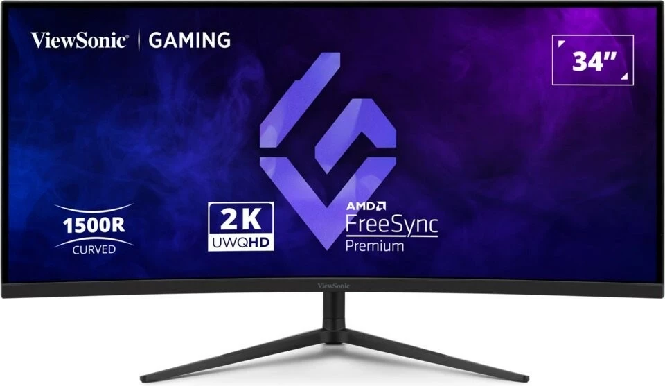 Monitor ViewSonic VX3418C-2K, 34 inç, VA, UWQHD, 1ms, 180Hz, e zi
