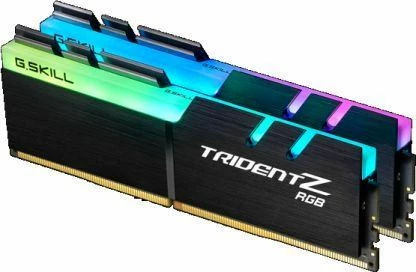 RAM Memorje G.Skill Trident Z RGB F4-3200C16D-32GTZRX 32GB DDR4 3200MHz CL16, e zezë, set 2x16GB
