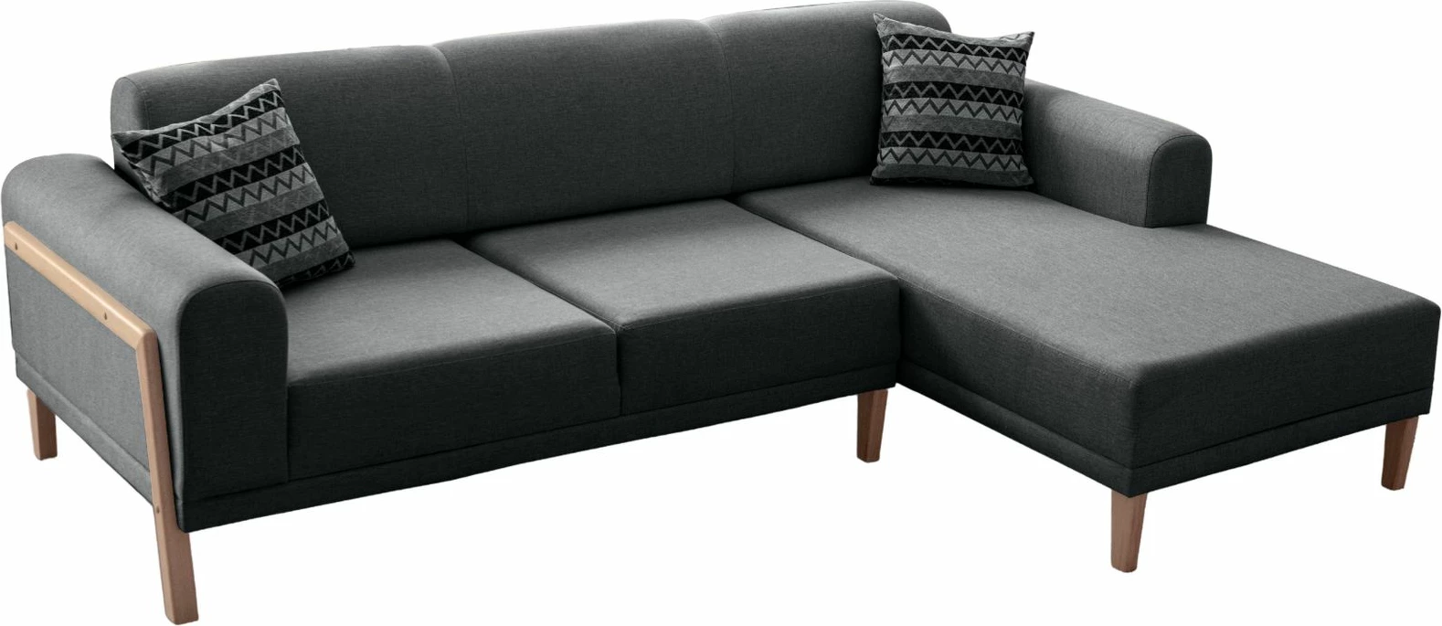 Këndare Atelier del Sofa, ngjyrë anthracite, Relax Right