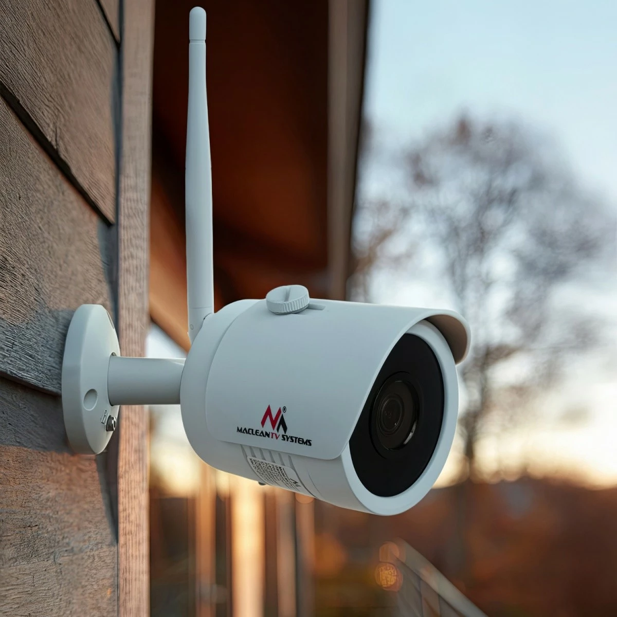 Kamerë IP WiFi, Maclean, MCTV-516, 5MP, H.265/H.265+, ONVIF, e jashtme, e bardhë
