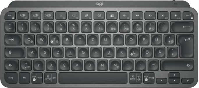 Set tastierë kompakte dhe maus Logitech MX Keys Mini Combo 920-011054 wireless Bluetooth Logi Bolt, me ndriçim, gri