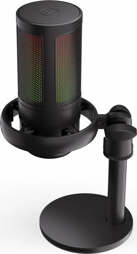 Mikrofon Krux Epic 1000S KRXC007, kondensator cardioid, RGB, USB-C/3.5 mm, i zi