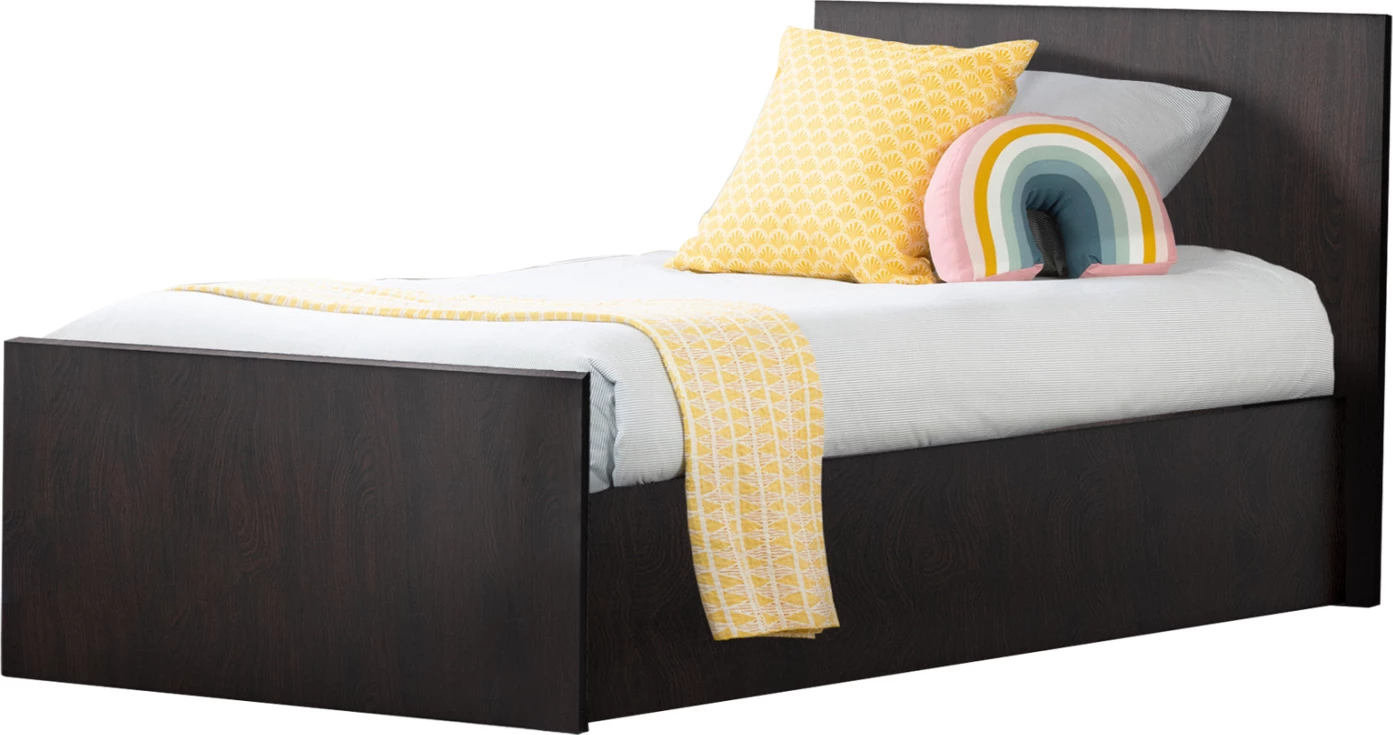 Krevat melamine për dyshek 90x200 cm, wenge, FH2433.02