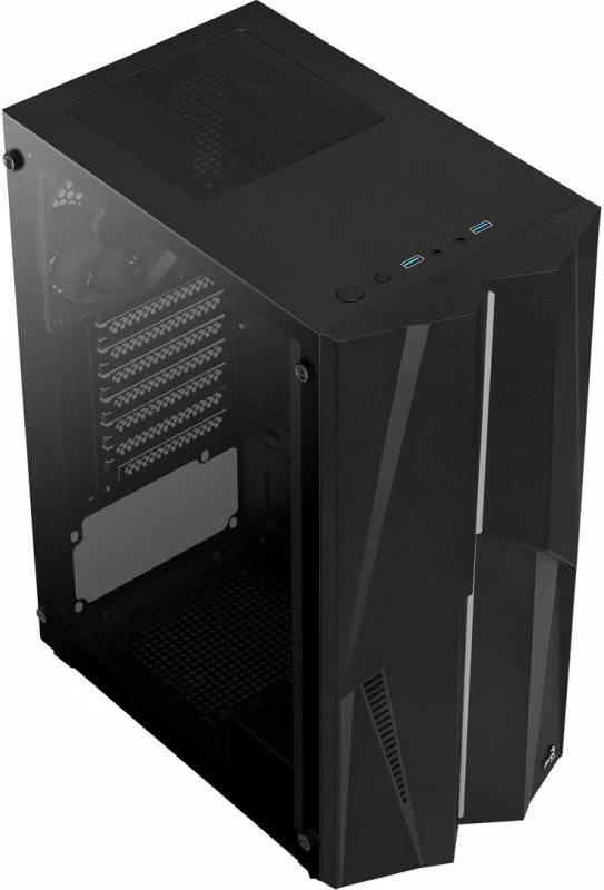 Kuti kompjuteri Aerocool PGS MECHA-G-BK-v1, e zezë