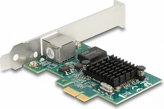 Kartelë rrjeti DeLOCK PCIe x1 Gigabit LAN RJ45, gri