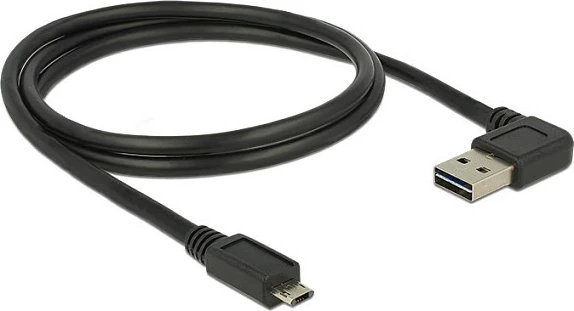 Kabllo USB DeLOCK 85165, USB-A në Micro-USB B, 1 m, USB 2.0, e zezë
