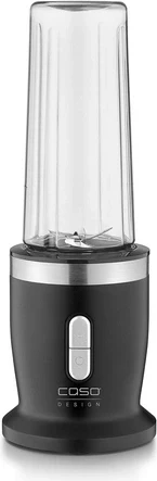 Blender wireless CASO Click & Blend 3622 240W, shishe Tritan 500ml BPA-free, 14,000 rpm, USB-C, bateri Li-ion e heqshme, zi mat/inoks, set me kabllo + kapak to-go