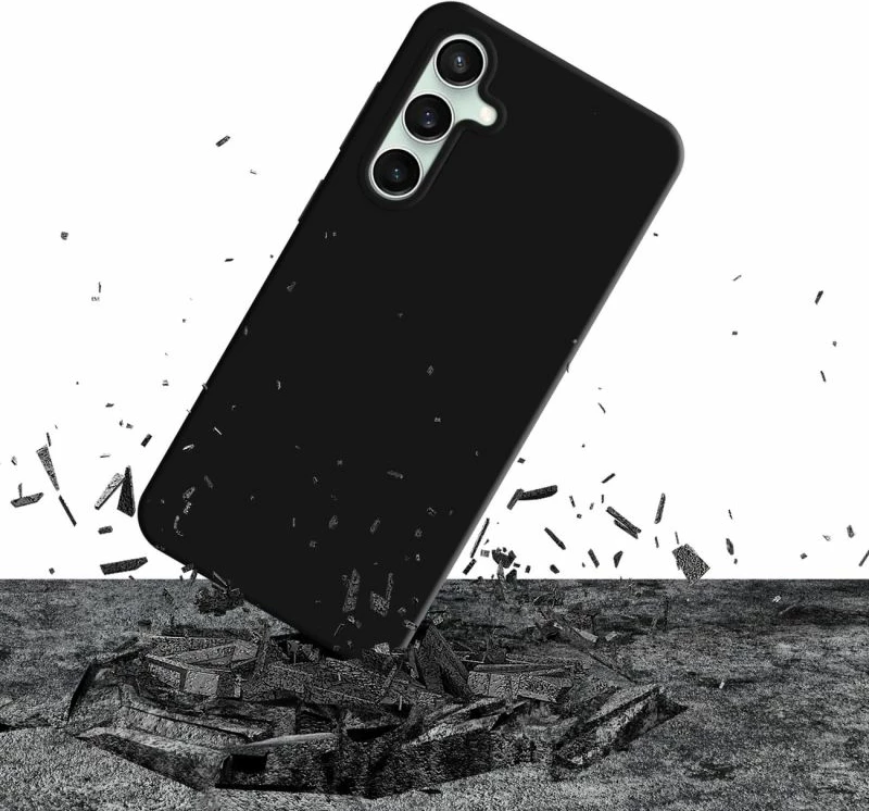 Mbrojtëse silikoni për Samsung Galaxy S23 FE 3mk, e zezë