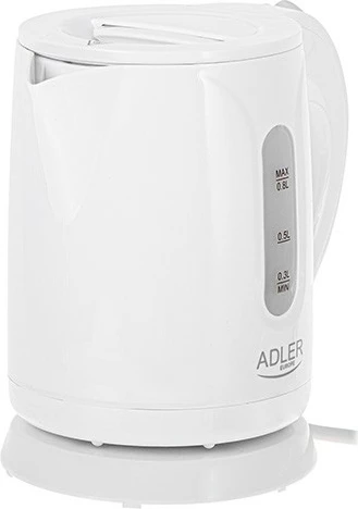 çajnik elektrik, Adler, AD 1371w, 0.8 L, 850 W, i bardhë