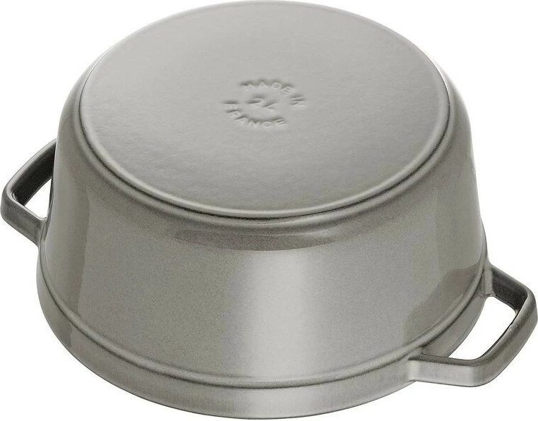 Enë pjekje Staub Cocotte 24cm 3.8L, gize, gri