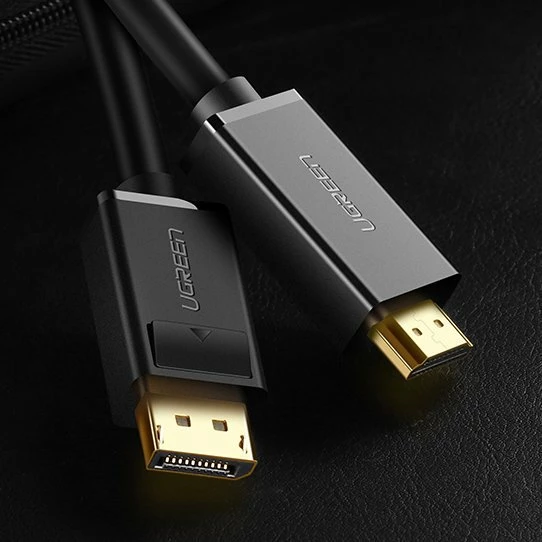 Kabllo Ugreen DisplayPort në HDMI, 2m, 4K, e zezë (DP101 10202)