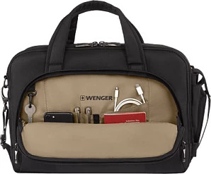 Çantë laptopi Wenger Cosmic Brief, 14-16", me xhep për tablet, 17 L, e zezë