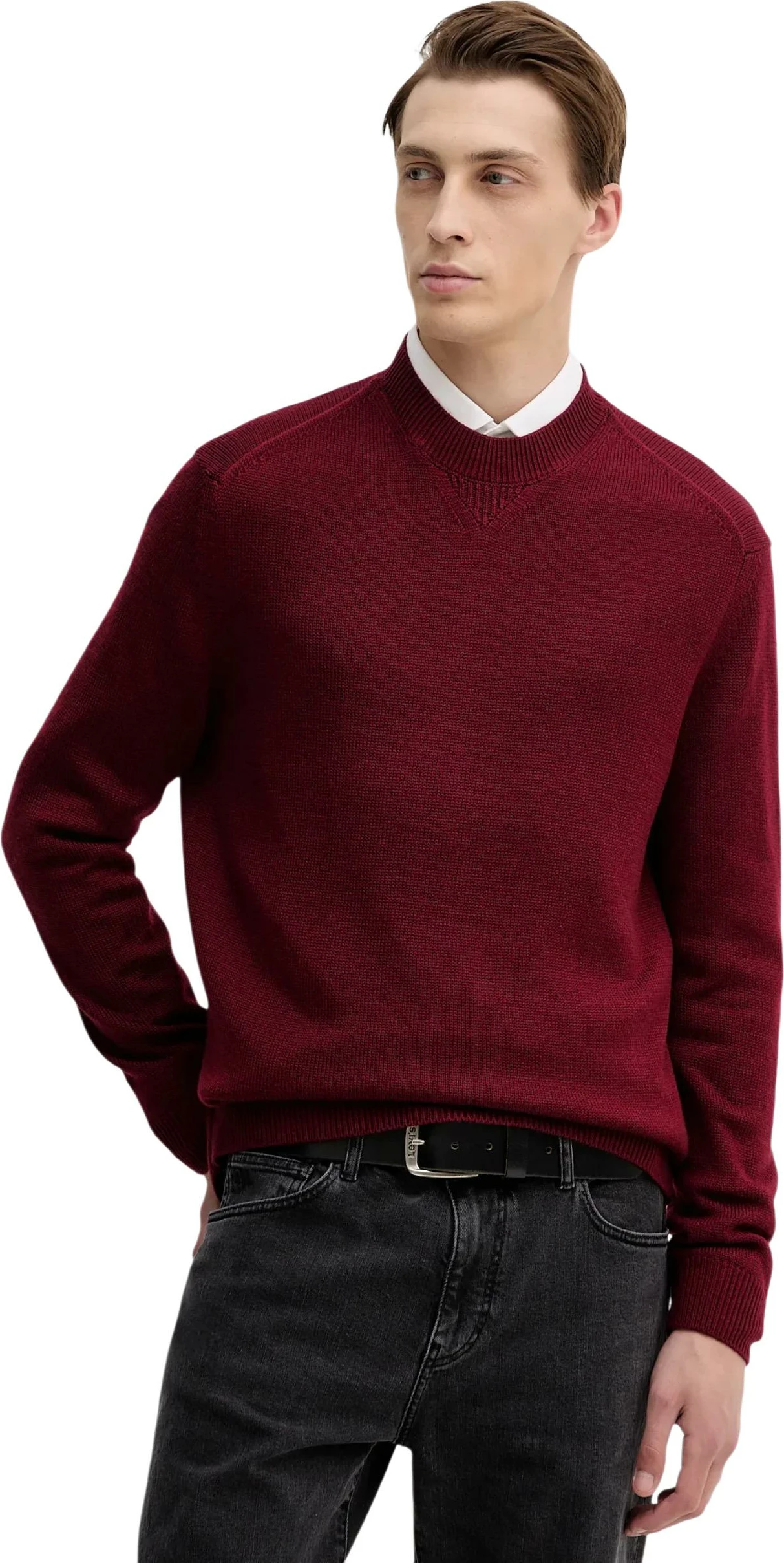 Xhemper për meshkuj Armani Exchange XM001916 AF14008, bordo