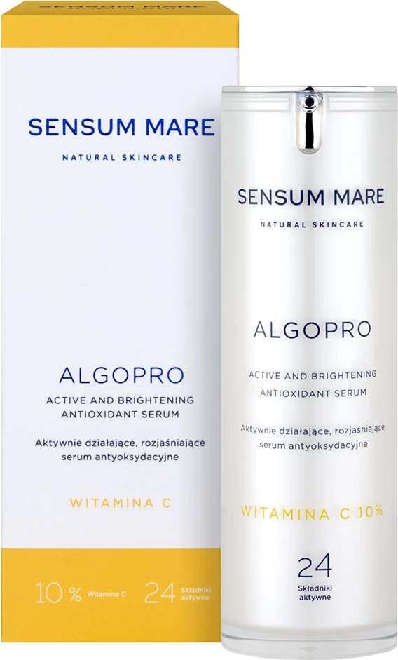 Serum për fytyrë për femra Sensum Mare Algopro me vitaminë C 10%, 30ml