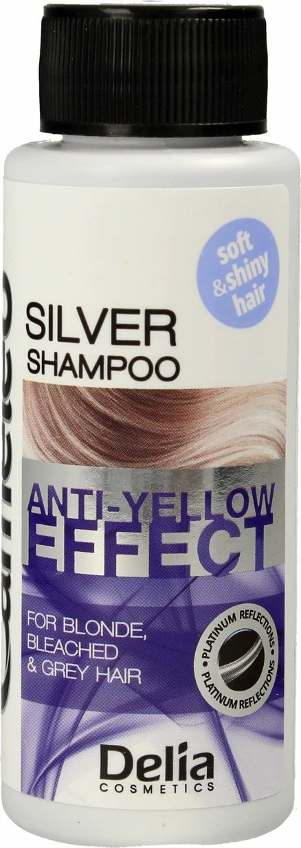 Shampo për flokë Delia Cameleo Silver Anti-Yellow Effect 50 ml, mini