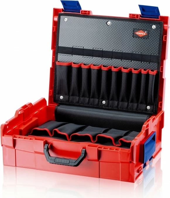 Kuti veglash Knipex 00 21 19 LB, ABS plastik, rezistente, e kuqe/zezë