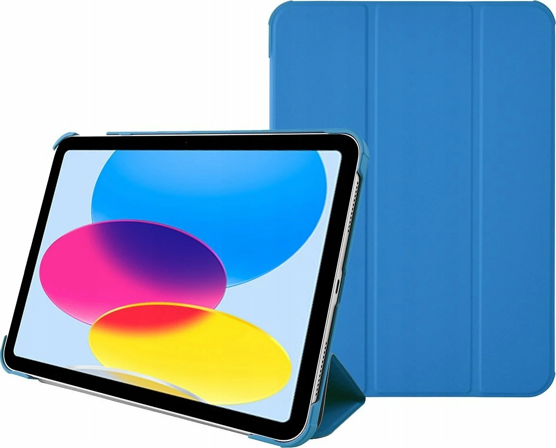 Mbështjellës për iPad Pomologic BookCase për iPad 10.9" 10G, flip, stand, auto wake/sleep, blu