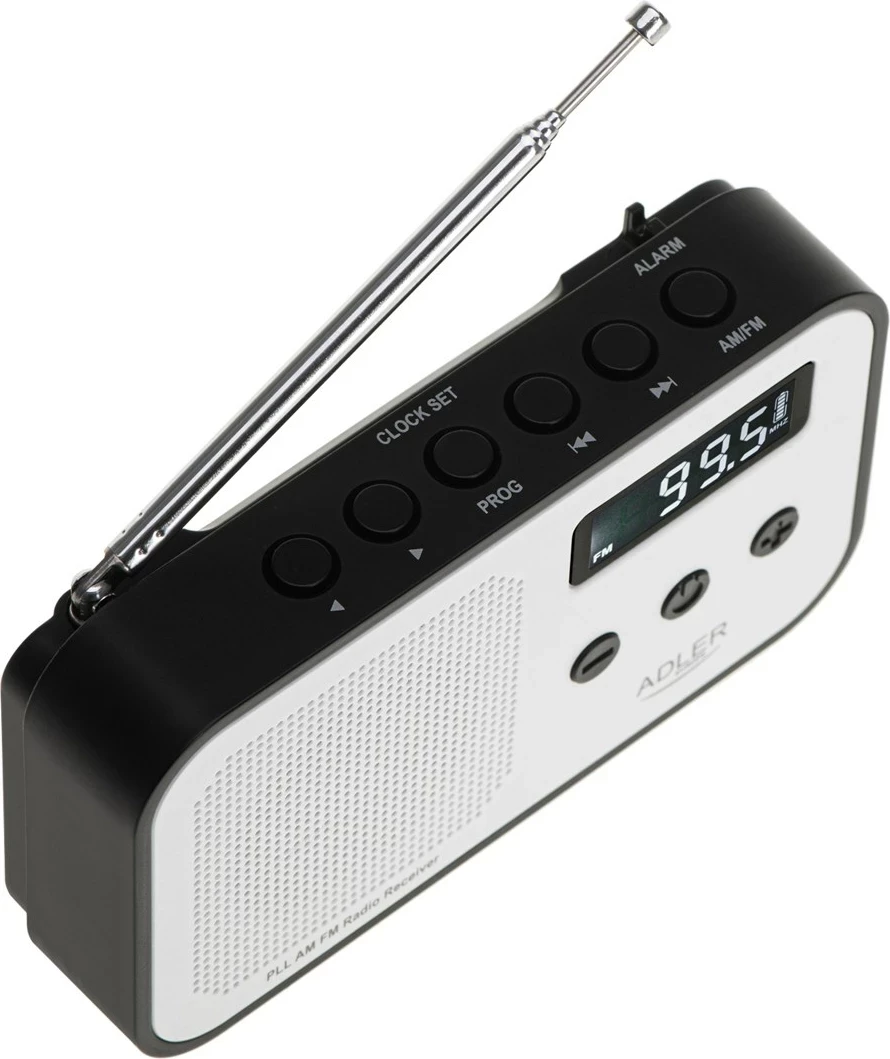 Radio Adler AD 1907, Portativ, Bardhë