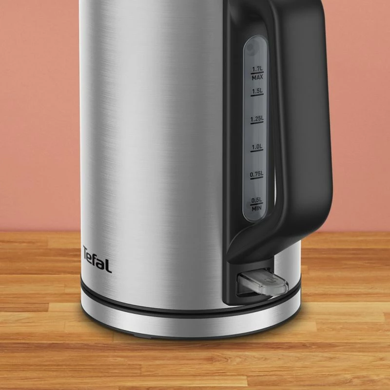 Çajnik elektrik Tefal KI 513D, argjendtë/zi