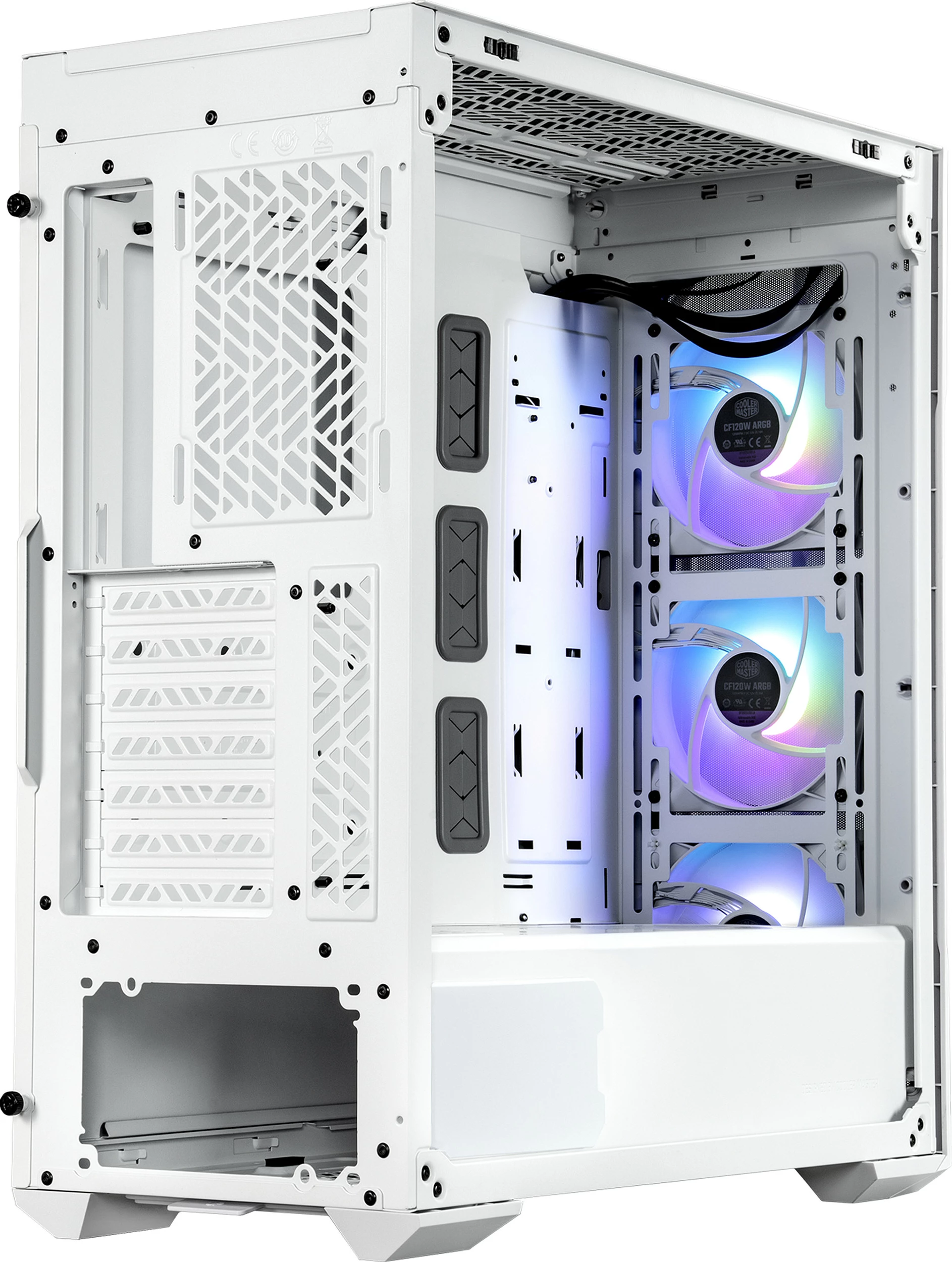 Kasë Cooler Master MasterBox TD500 ARGB V2, Midi Tower, e bardhë