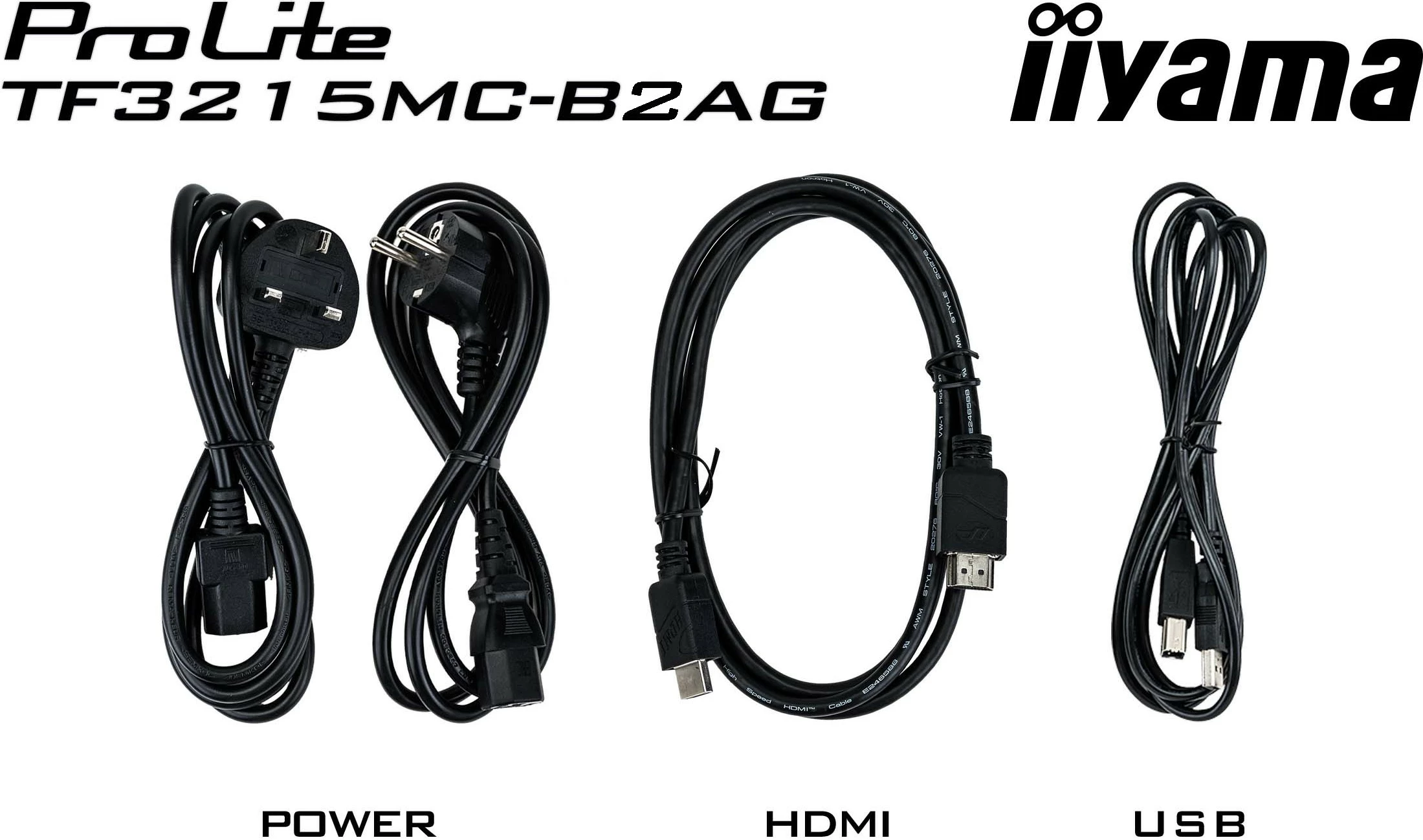 Monitor iiyama ProLite TF3215MC-B2AG, 31.5", Full HD, LED, i zi