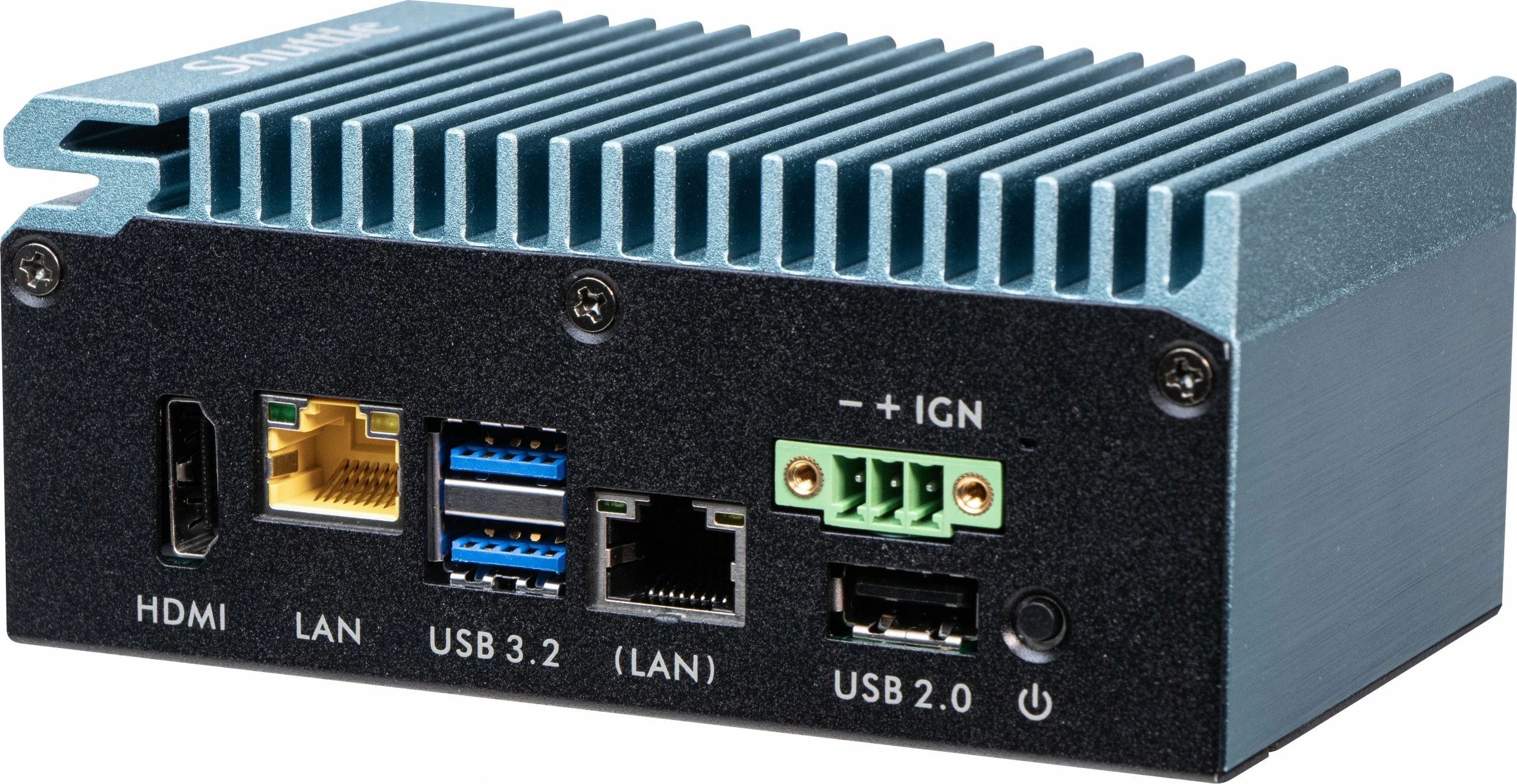 Kasë barebone Shuttle SPCEL02, Intel Celeron J6412, 1x SO-DIMM DDR4 deri 32GB, 2x 2.5G LAN, gri