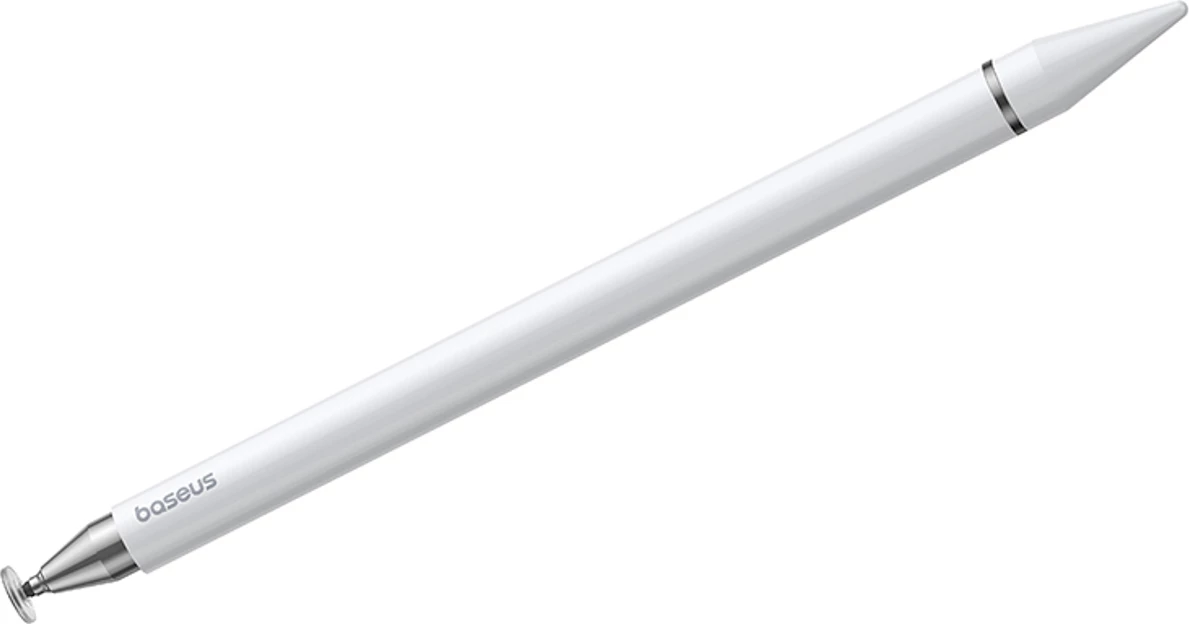 Stylus Baseus Smooth Writing III 3in1, për smartphone/tablet/laptop, i bardhë