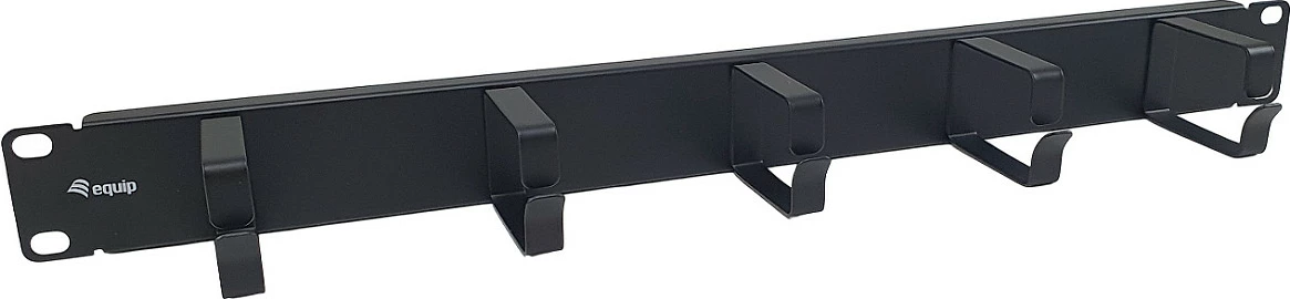 Panel menaxhimi kabllove Equip 19" 1U, 5 unaza, i zi