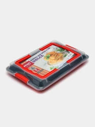 Tepsi me kapak të plastikës Lamart LT3102, e kuqe
