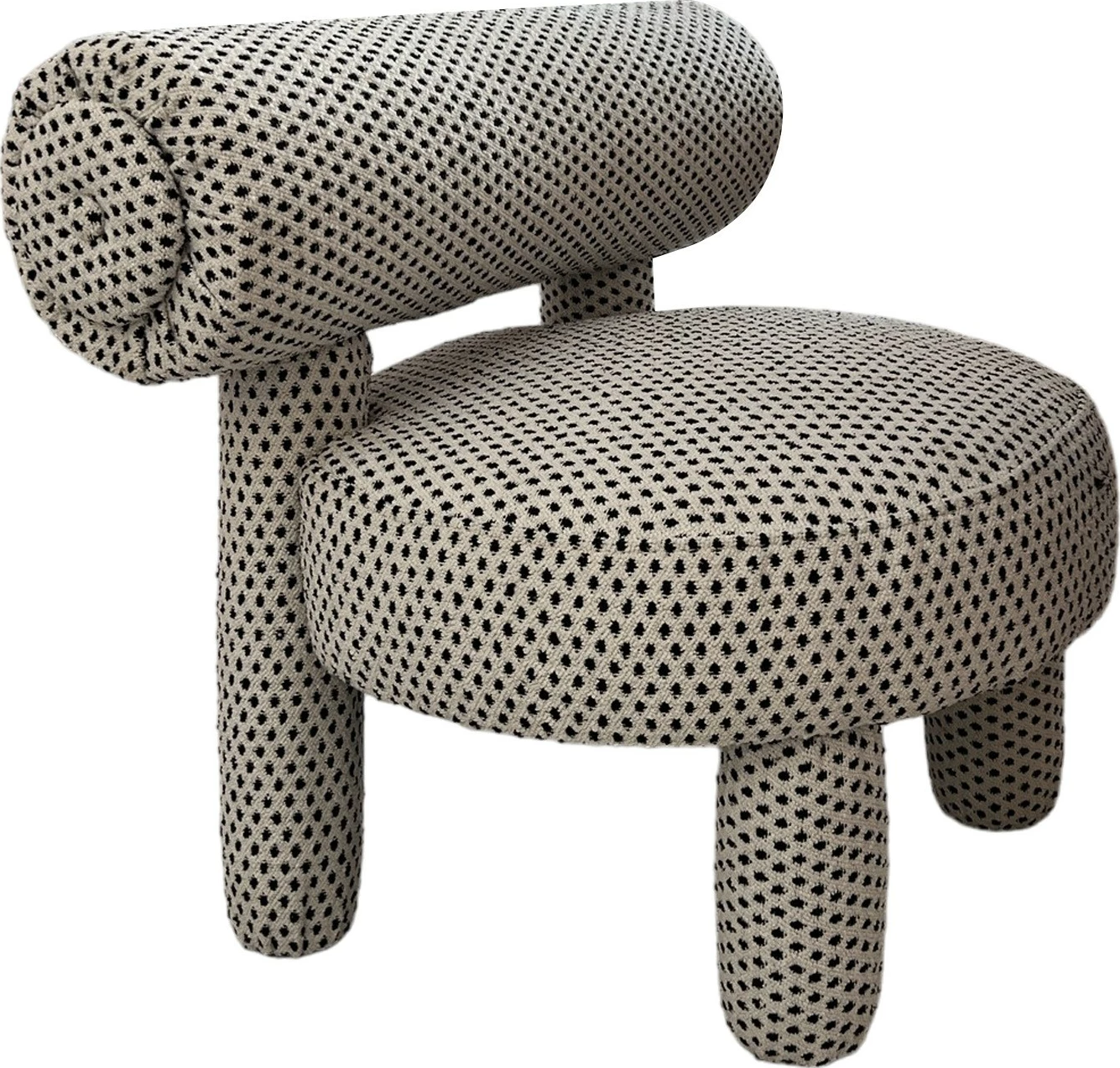Karrige krahu Atelier del Sofa, Dino - Puantiye, e zezë dhe e bardhë