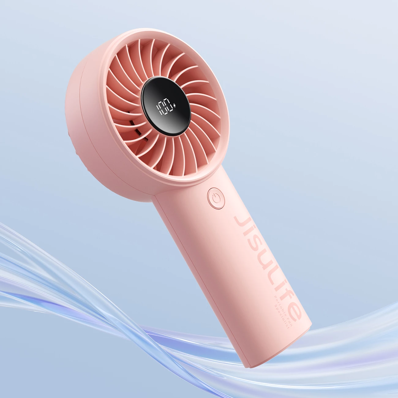 Ventilator dore Jisulife Life4, 5000mAh, USB-C, Rozë