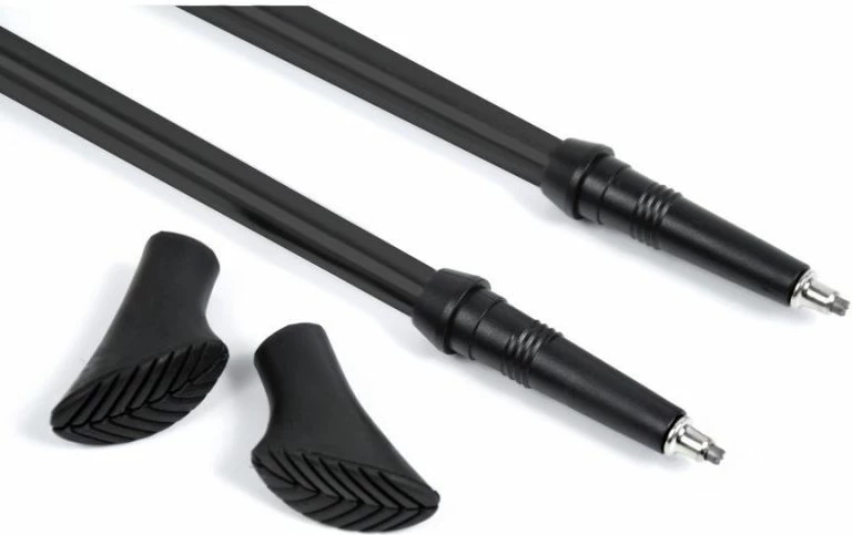 Bastonet për ecje nordike të rregullueshme Long Life SMJ, të zeza me ari