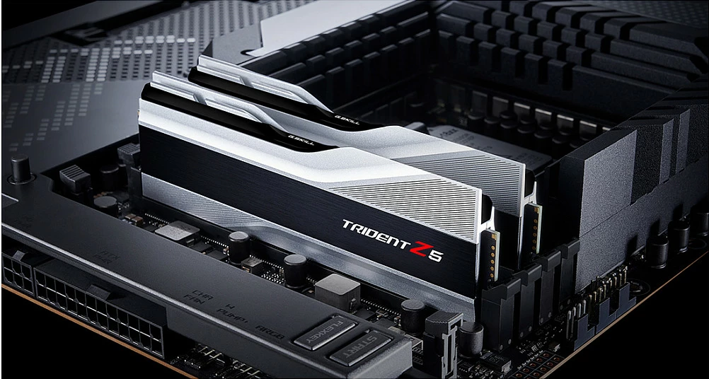 RAM Memorje G.Skill Trident Z5 32GB (2x16GB) DDR5 6000MHz CL36, e zezë/argjendtë