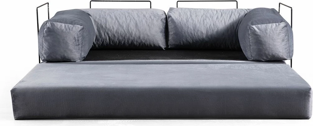 Divan-krevat 2 vende, Atelier del Sofa, Via Con, gri e çelët