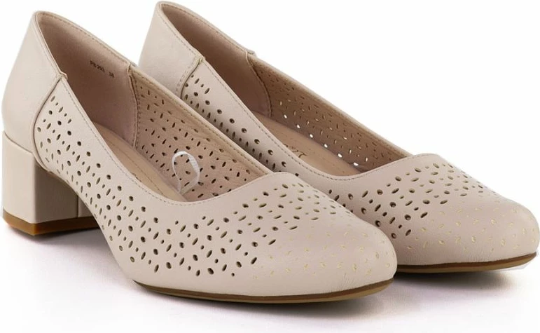 Këpucë elegante femra LEONE Sergio Leone PB293, bezhë