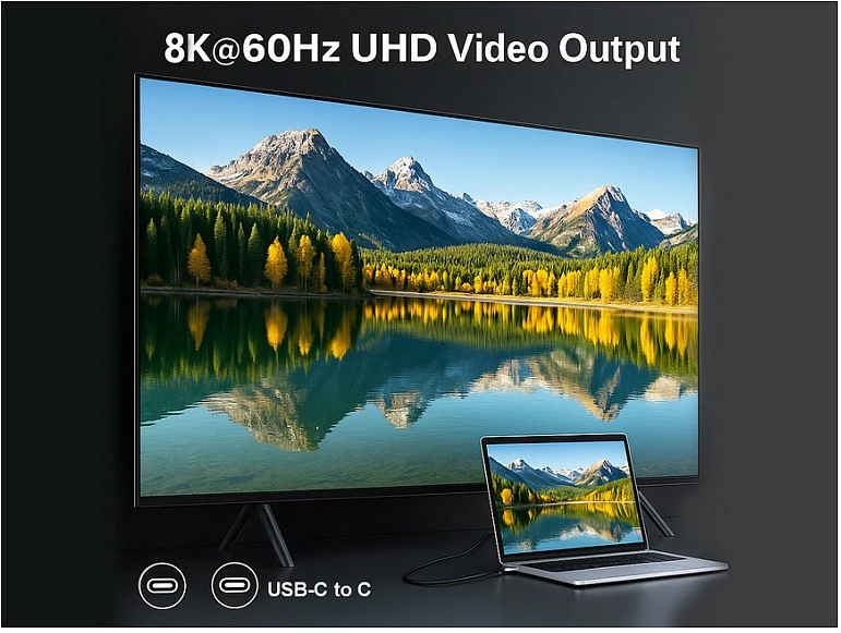 Kabllo USB-C në USB-C Equip 128380, USB4 40Gbps, PD 3.1 240W, 0.5m, e zezë
