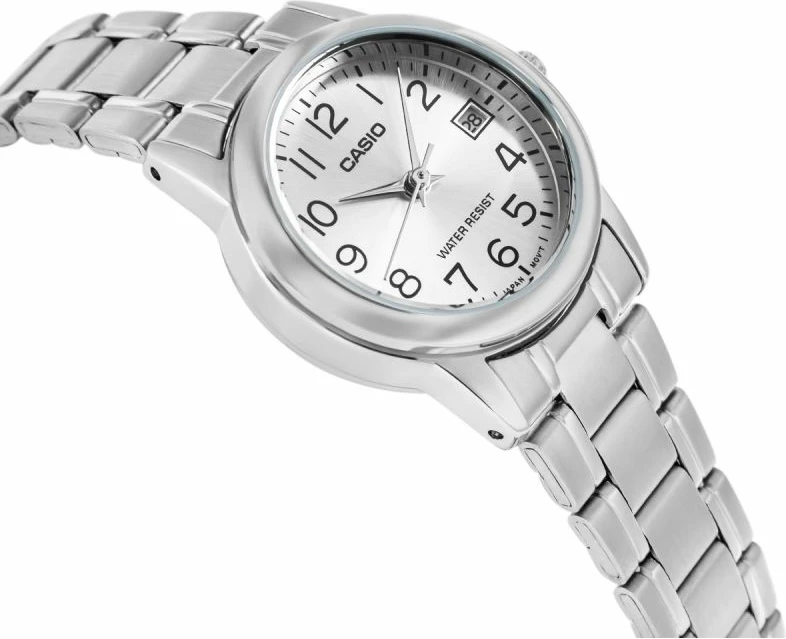 Orë dore për femra CASIO, argjend