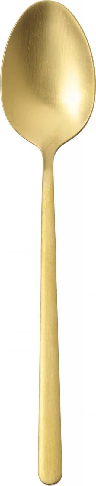 Lugë ëmbëlsire OVE Amarone Gold 184 mm, çelik inox 18/10, set 12 copë, e artë