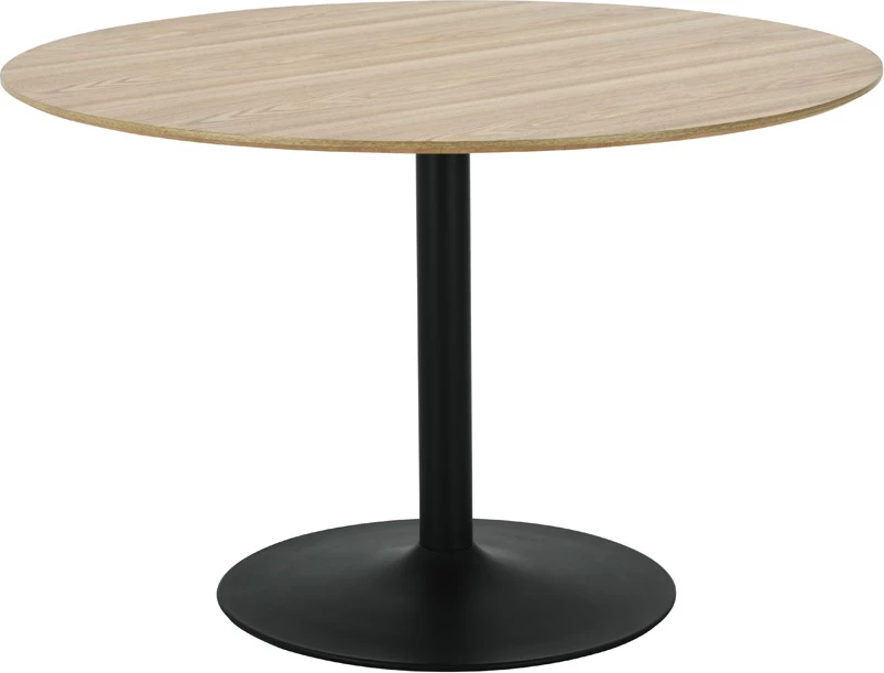 Tavolinë Metro, ngjyrë lisi e zezë, 120x120x75cm