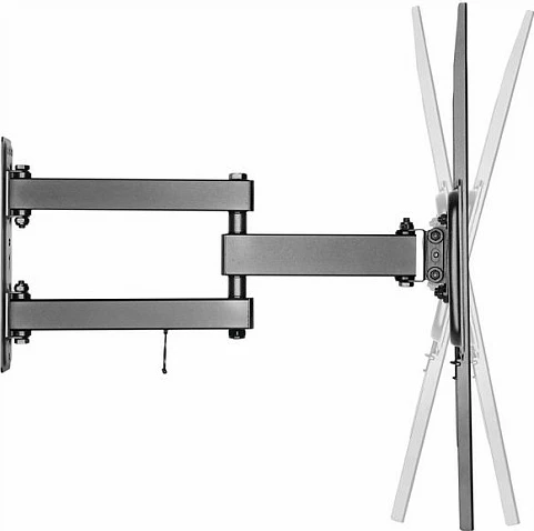 Mbajtës muri për TV EQUIP, 37"-70", krah i lëvizshëm 4 nyje, VESA 600x400, 35 kg, i zi