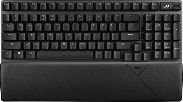Tastierë gaming ASUS ROG Strix Scope II 96 Wireless, mekanike ROG NX Snow, AZERTY FR, RGB, me numpad, e zezë