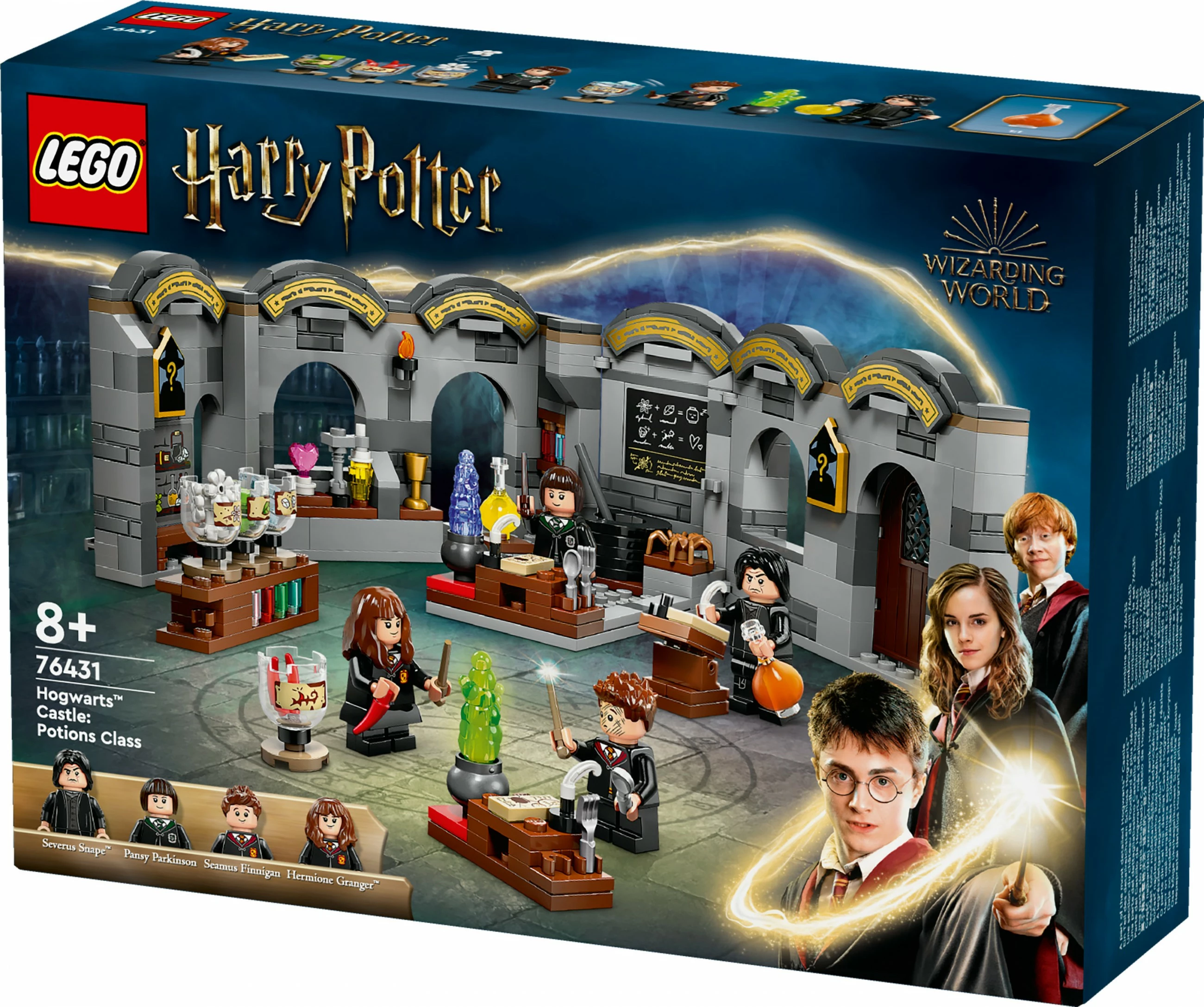Set ndërtimi LEGO Harry Potter 76431, Kështjella Hogwarts, Klasa e Eliksirëve, multingjyrësh