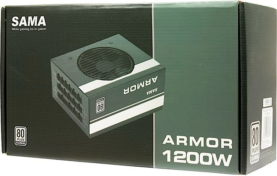 Furnizues rryme Inter-Tech Sama FTX-1200-A Armor, 1200W, ATX 2.4, 120mm, modular, zi/gri