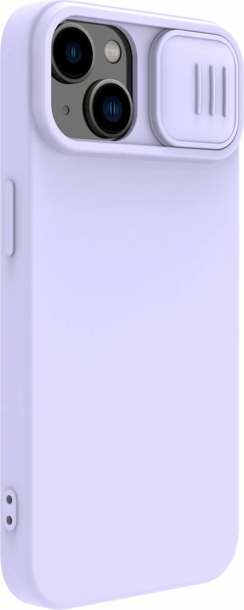 Mbështjellës Nillkin CamShield Silky Silicone për iPhone 14 Plus, Violet