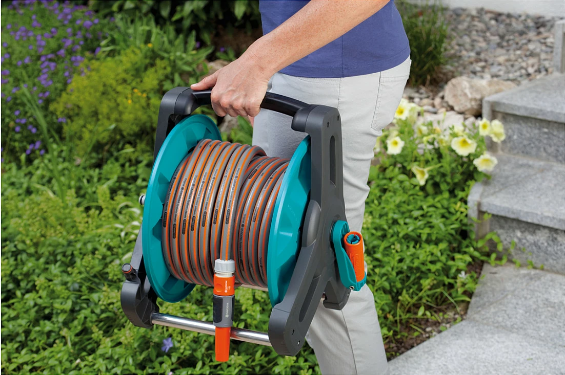 Tambur zorre Gardena Classic 50, gri/turkiz