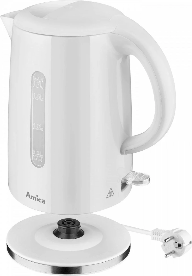Ibrik elektrik Amica KF 1001, 1.7L, i bardhë